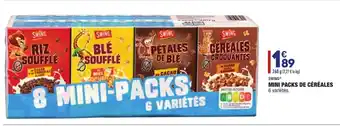 ALDI Mini packs de céréales offre