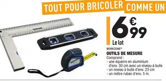 ALDI OUtils de mesure offre