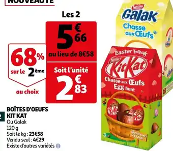 Boîtes D'oeufs Kit Kat