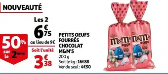 Auchan Petits Oeufs Fourrés offre