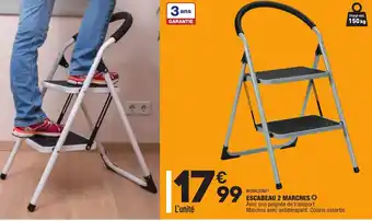 ALDI Escabeau 2 marches offre