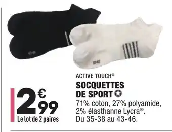ALDI Socquettes de sport offre