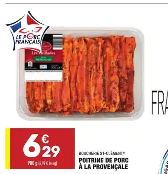 ALDI Poitrine de porc à la provençale offre