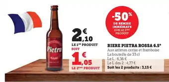 Super U Biere pietra rossa 6.5 offre