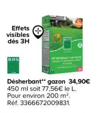 Désherbant gazon