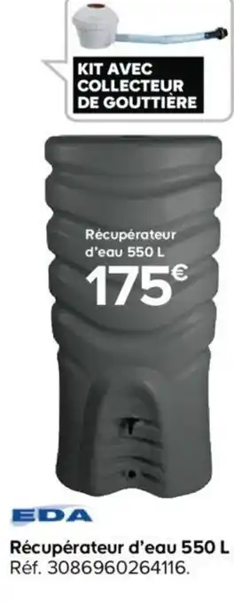 Castorama Récupérateur d'eau 550 L offre