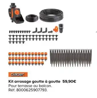 Castorama Kit arrosage goutte à goutte offre