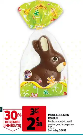Auchan Moulage Lapin Rohan offre