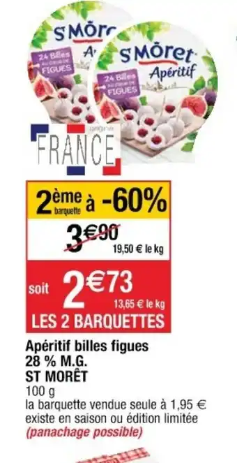 Cora x Carrefour Apéritif billes figues offre
