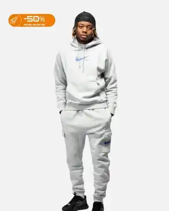 Footkorner Survêtement nike sportswear club - gris/bleu 1 couleur offre