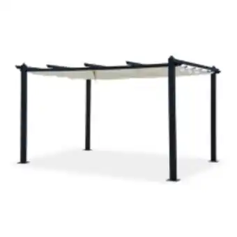 E.Leclerc Brico Nila 12m² - pergola auto-portée 3,75 x 2,68 m, structure aluminium et toile polyester offre