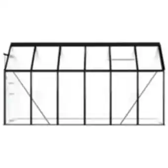 E.Leclerc Brico Vidaxl serre anthracite aluminium 7,03 m² offre