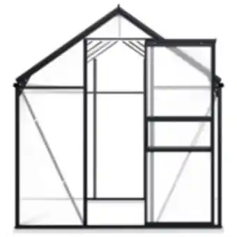 E.Leclerc Brico Vidaxl serre avec cadre de base anthracite aluminium 4,75 m² offre