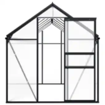 E.Leclerc Brico Vidaxl serre anthracite aluminium 8,17 m² offre