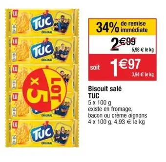 Cora x Carrefour Biscuits salé offre