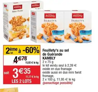 Cora x Carrefour Feuillety's au sel de Guérande offre