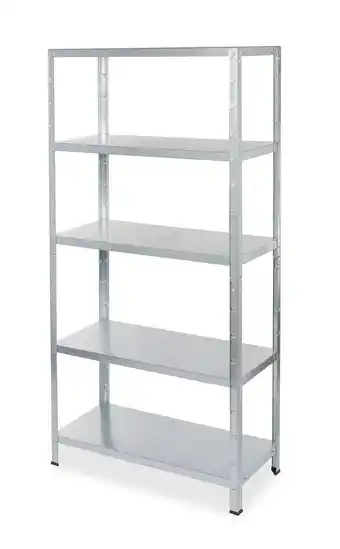 Castorama Etagère métal axial 5 tablettes l. 90 x h. 180 xp. 40 cm offre