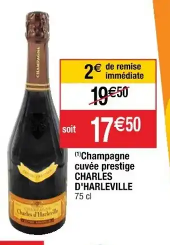 Cora x Carrefour Champagne Cuvée prestige offre