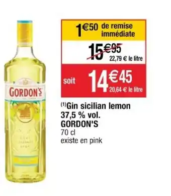 Gin sicilian lemon