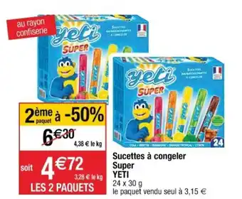 Sucettes à congeler Super