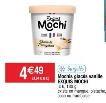 Cora x Carrefour Mochis glacés vanille offre