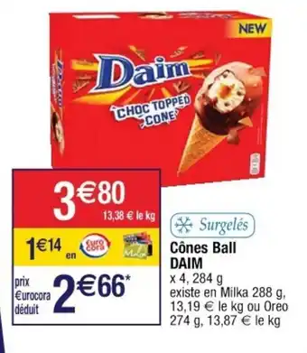 Cônes Ball Daim