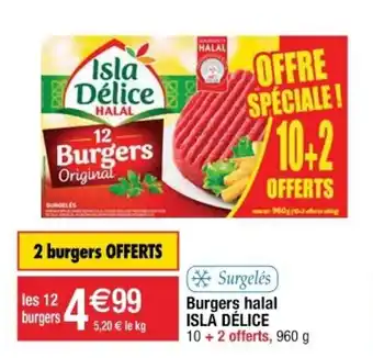 Cora x Carrefour Burgers halal offre