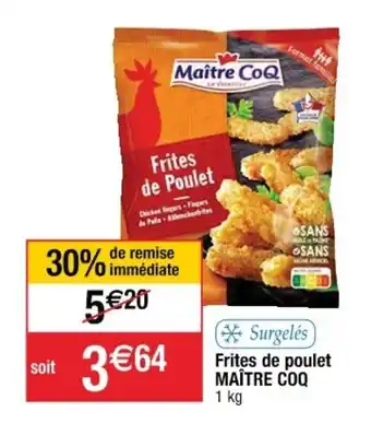 Frites de poulet