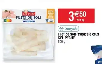 Cora x Carrefour Filet de sole tropicale crus offre