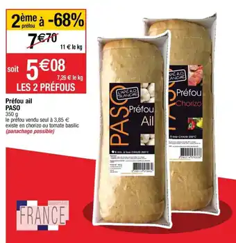 Cora x Carrefour Préfou ail offre