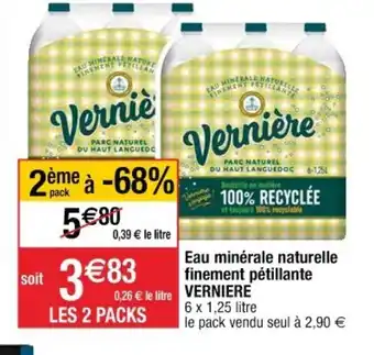 Cora x Carrefour Eau minérale naturelle finement pétillante offre