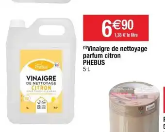 Cora x Carrefour Vinaigre de nettoyage parfum citron offre