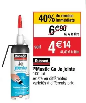 Cora x Carrefour Mastic Go Je jointe offre