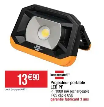 Cora x Carrefour Projecteur portable offre
