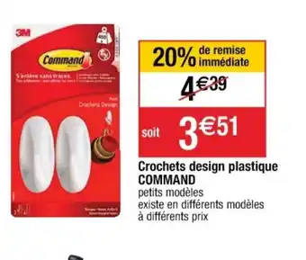 Cora x Carrefour Crochets design plastique offre