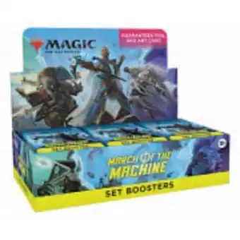 Magic the gathering : march of the machine - set booster display