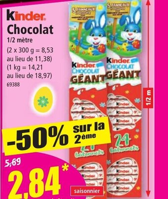 Norma Kinder Chocolat offre