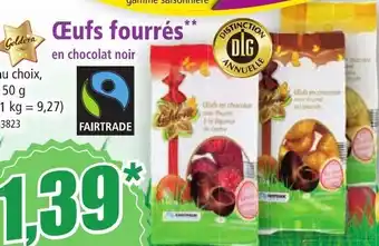 Norma Oeufs Fourrés offre