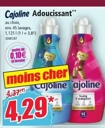 Norma Cajoline Adoucissant** offre