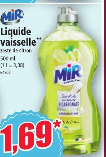 Norma Mir Liquide Vaisselle** offre