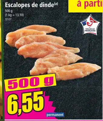 Norma Escalopes De Dinde offre