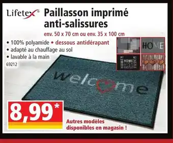 Norma Paillasson Imprimé Anti-Salissures offre