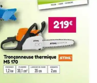 Tronconneuse Thermique MS 170