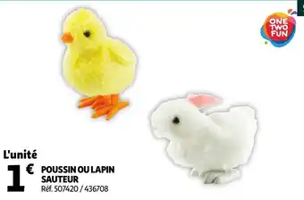 Auchan Poussin Ou Lapin Sauteur offre