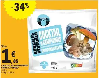 E.Leclerc Cocktail de champignons surgelés offre
