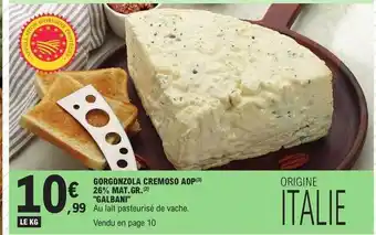 E.Leclerc Gorgonzola cremoso aop 26% mat.gr. offre