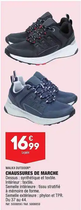 ALDI Chaussures de marche walkx outdoor offre