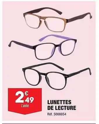 ALDI Lunettes de lecture offre