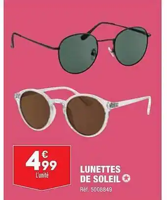 ALDI Lunettes de soleil offre