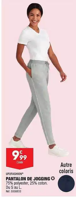 ALDI Pantalon de jogging up2fashion offre
